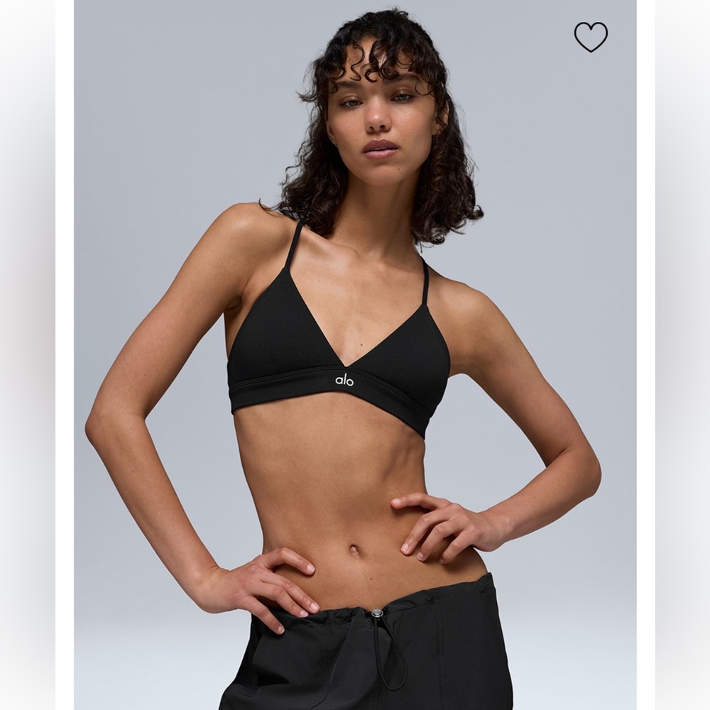 Alo Splendor Black Bra